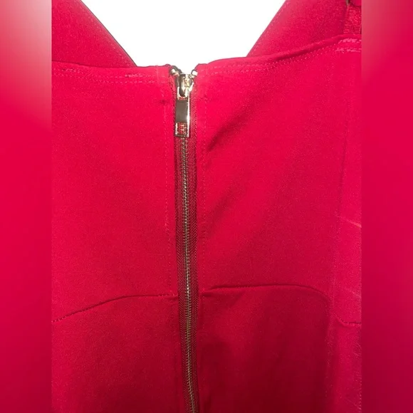 Kaylee kollection red dress with slits and jewels down both sides size medium - Picture 3 of 8